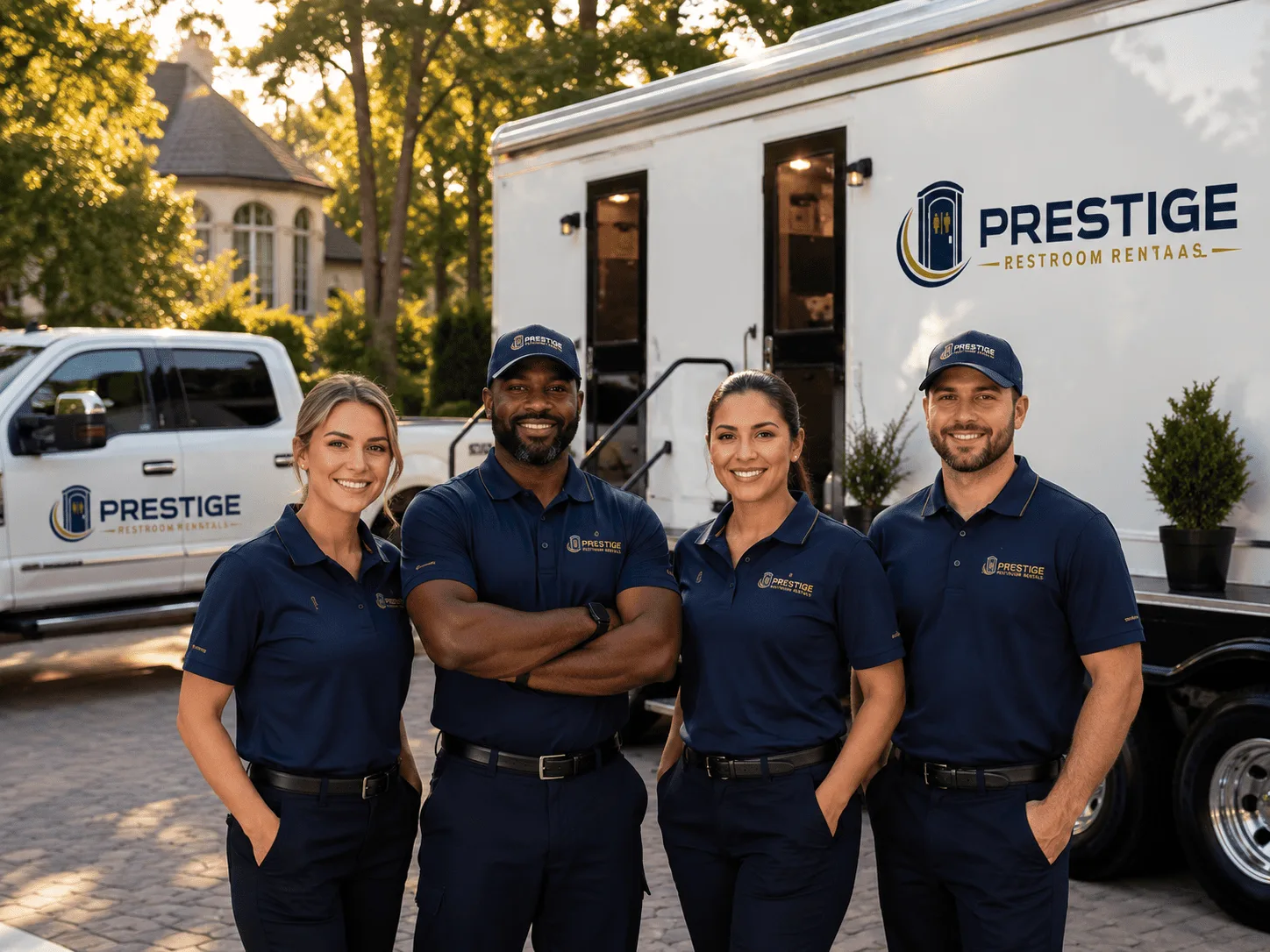 Trusted Luxury Portable Restrooms company in Macomb, OK